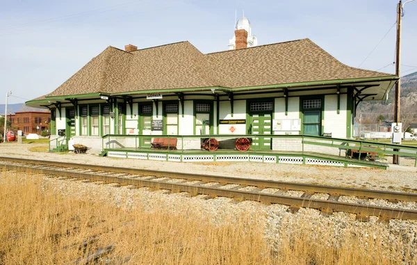 Музей Railroad, Горем, Нью-Гемпшир, США — стоковое фото