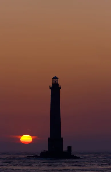 Deniz feneri, Cap de la Hague, Normandiya, Fransa — Stok fotoğraf