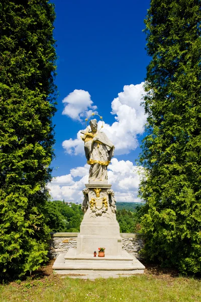 Statue of Saint Jan Nepomucky — Stock Photo, Image