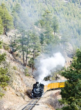 Railroad in Colorado, USA clipart