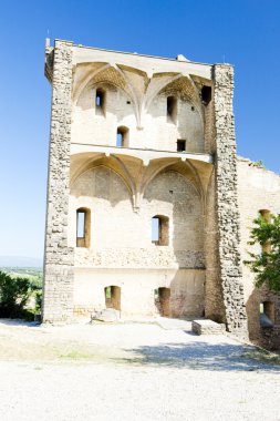 Papalık koltuk, chateauneuf du pape, provence, Fransa