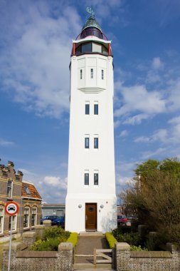 Lighthouse, Harlingen, Friesland, Netherlands clipart