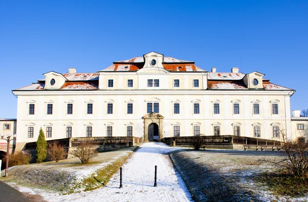 Castillo en Rychnov nad Kneznou, República Checa — Foto de Stock