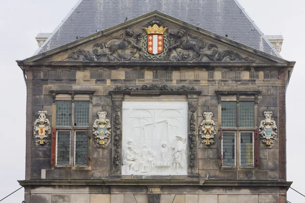 stock image Town hall's detail, Gouda, Netherlands