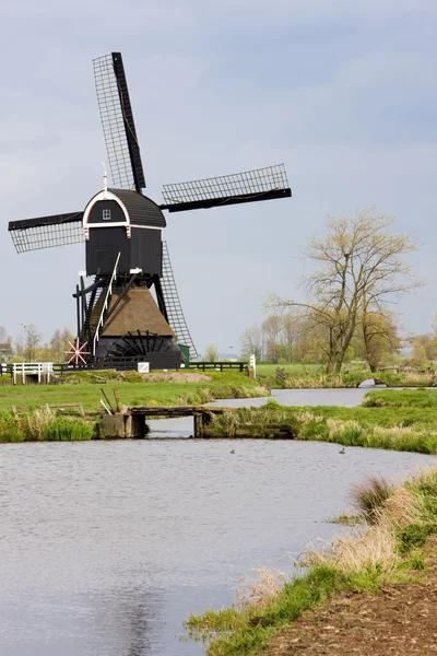 Windmill near Steefkerk, Netherlands — Stock Photo, Image