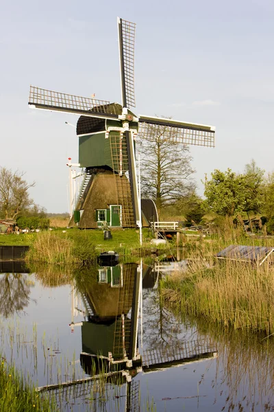 Windmill, Tienhoven, Países Baixos — Fotografia de Stock