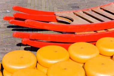 Cheese market, Alkmaar, Netherlands clipart