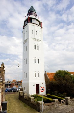 Lighthouse, Harlingen, Friesland, Netherlands clipart