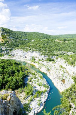 Ardeche Boğazı, Rhone-Alpes, Fransa