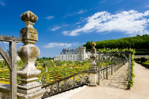 Castelo de Villandry com jardim — Fotografia de Stock