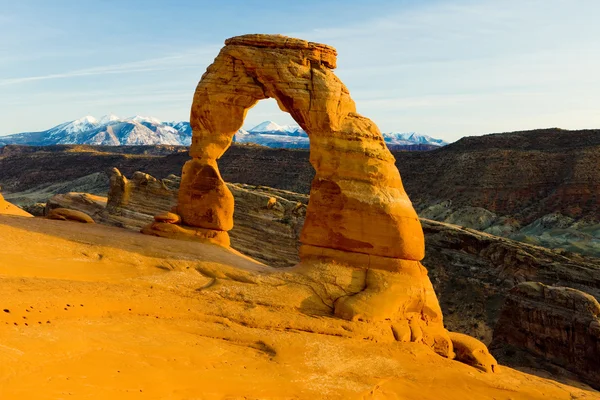 Arc délicat, Parc national des Arches, Utah, États-Unis — Photo