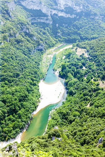 法国罗纳-阿尔卑斯大区，ardeche 峡谷 — 图库照片