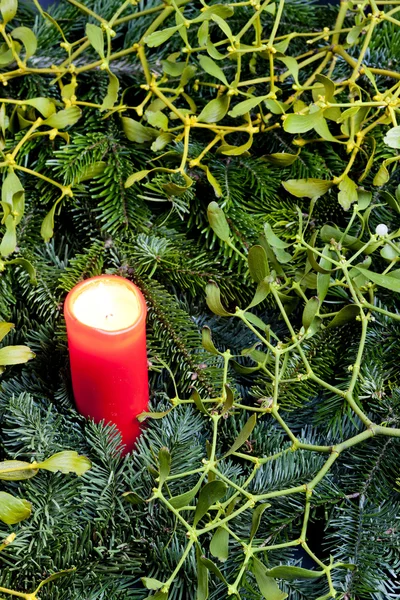 クリスマス キャンドルのある静物 — ストック写真