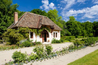 Garden of Chateau du Moulin clipart