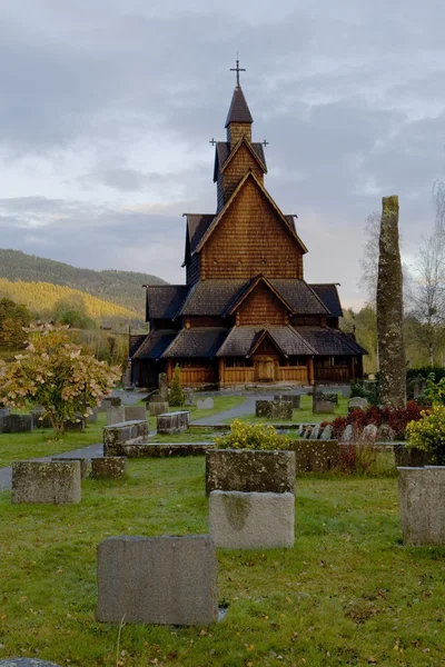 Kyrkan, heddal, Norge — Stockfoto