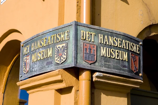 Ганзейский музей, Берген, Норвегия — стоковое фото