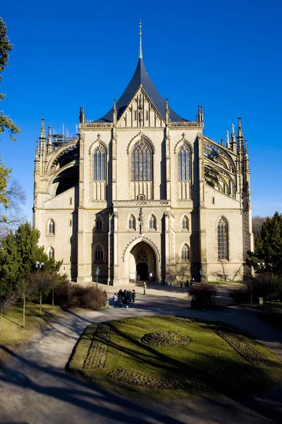 聖バーバラ大聖堂,クトナ・ホラ,チェコ共和国 — ストック写真
