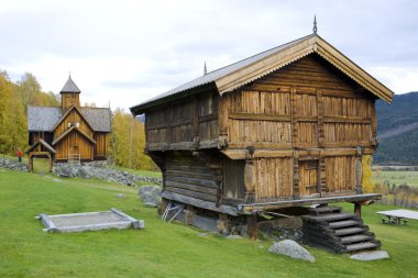 Uvdal Stavkirke, Norway clipart