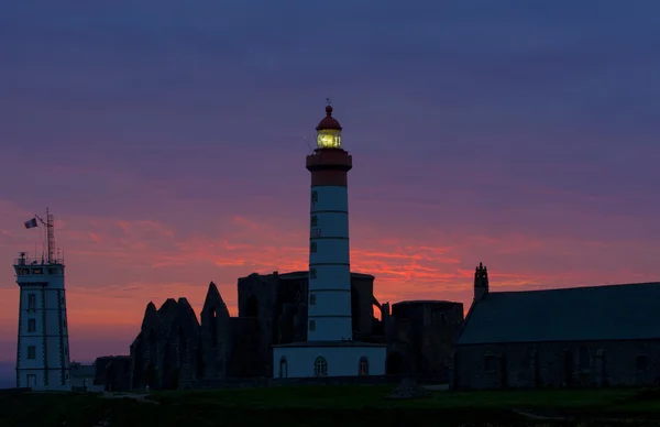 Deniz feneri Brittany — Stok fotoğraf