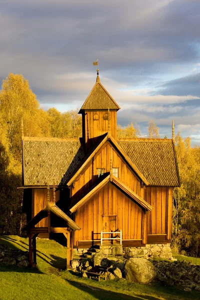 Uvdal Stavkirke, Noruega — Foto de Stock