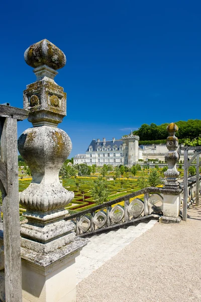 Castello di Villandry con giardino — Foto Stock