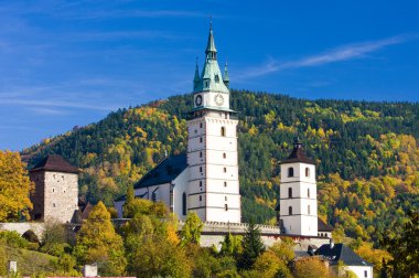 kale ve kilise st. catherine, kremnice, Slovakya