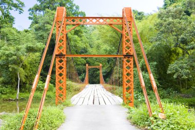 Suspension bridge, Blanchisseuse, Trinidad clipart