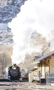 Railroad in Colorado, USA clipart