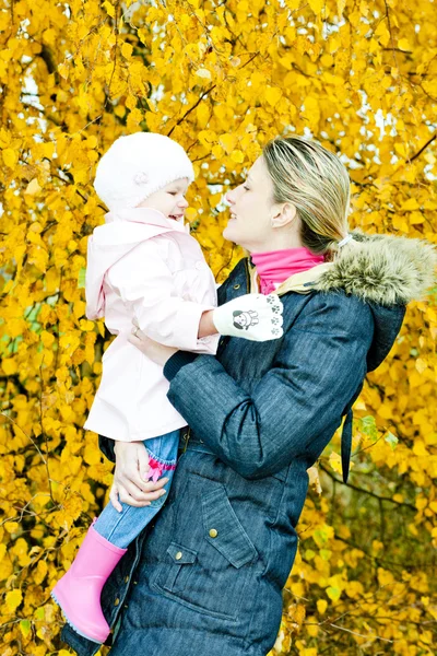 Woman with toddler — Stock Photo, Image
