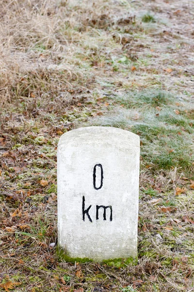 Zero kilometer — Stock Photo, Image