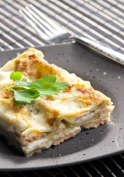 Spinach lasagne — Stock Photo, Image