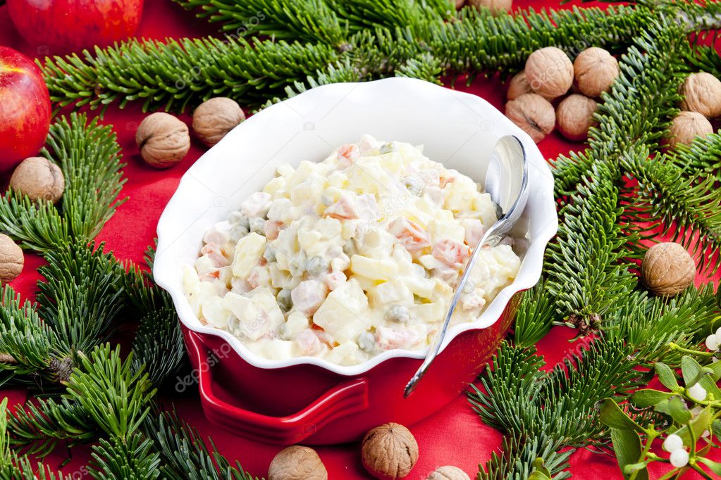 Christmas potato salad