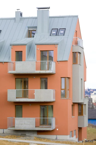 Новый жилой комплекс, Чехия — стоковое фото