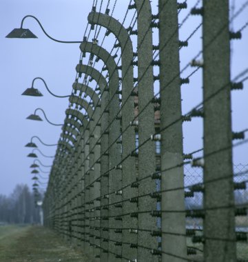 Concentration camp, Auschwitz, Poland clipart