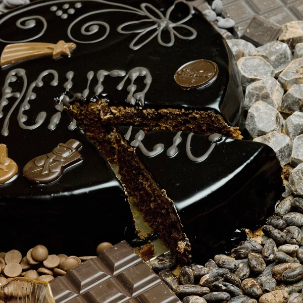 Sacher cake — Stock Photo, Image