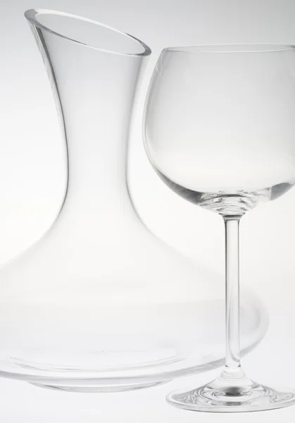 Copa de vino con jarra — Foto de Stock
