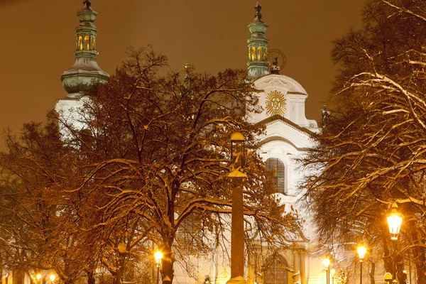 Prague om vinteren - Stock-foto