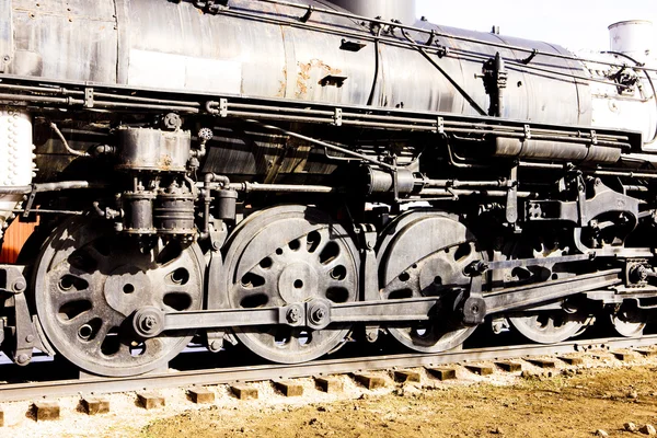 Buhar lokomotifinin ayrıntıları — Stok fotoğraf