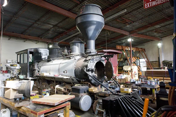 Depósito de locomotoras de vapor — Foto de Stock