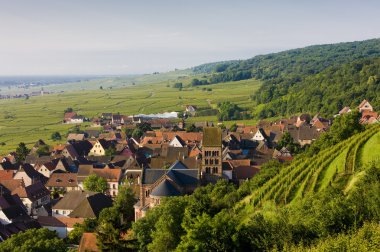 Village in Alsace clipart