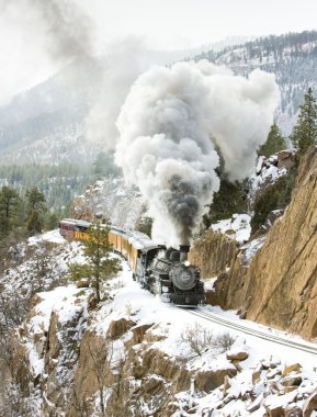 Durango ve silverton dar demiryolu göstergesi