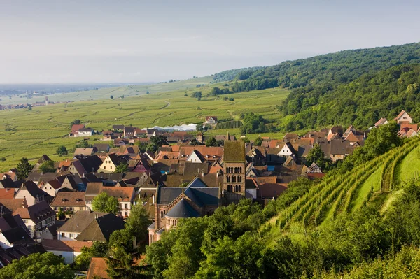 Vesnice v Alsasku — Stock fotografie