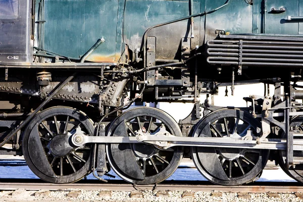 Detail of steam locomotive — Stock Photo, Image