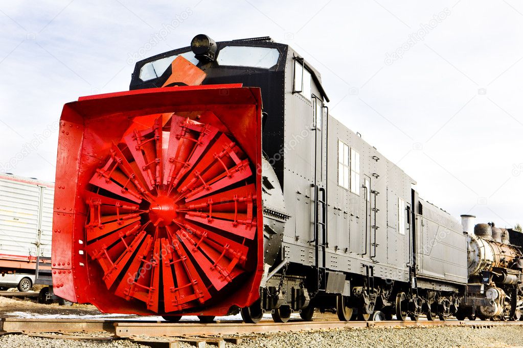 Railway plough