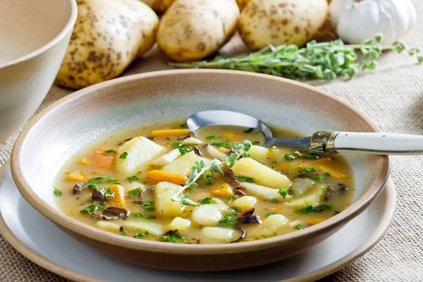 Картопляний суп — стокове фото