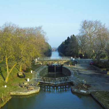 Canal du Midi, France clipart