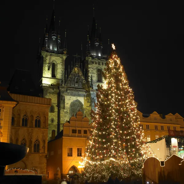 Vánoční čas, Praha, Česká republika — Stock fotografie