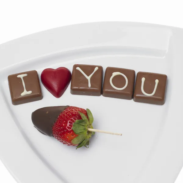 Cioccolato San Valentino — Foto Stock