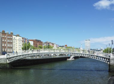 Dublin, Ireland, Ha'penny Bridge clipart