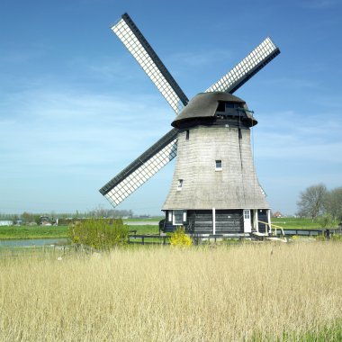 Windmill, Netherlands clipart